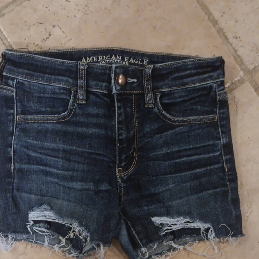 American Eagle Distressed Denim Shorts